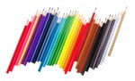 Multi colored pencil.